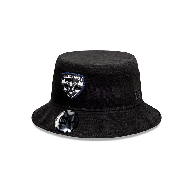 AFL Geelong Cats Winter (MQA0244) - Black New Era Bucket Hats